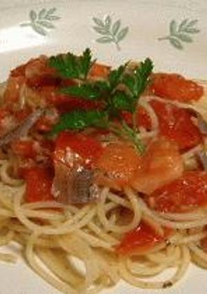 トマトとアンチョビのパスタ-レシピのメイン写真