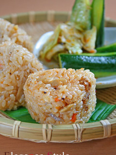 石垣島ラー油「ごぼうの炊き込みご飯」-レシピのメイン写真
