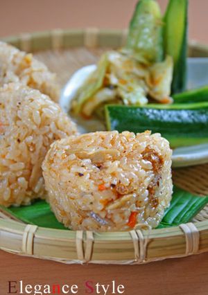 石垣島ラー油「ごぼうの炊き込みご飯」-レシピのメイン写真