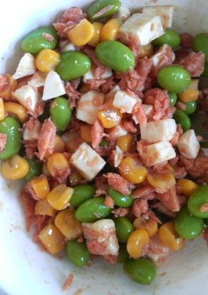 鮭とチーズと野菜のサラダ-レシピのメイン写真