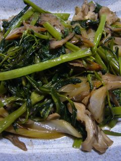 空芯菜とセロリのオイスター炒め-レシピのメイン写真