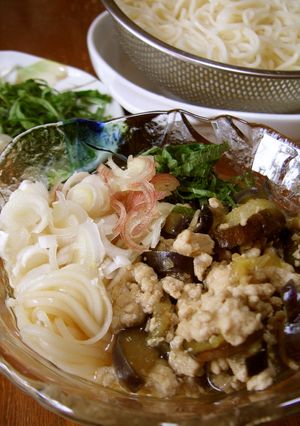 そうめんのトッピングに✿なす鶏そぼろ✿-レシピのメイン写真
