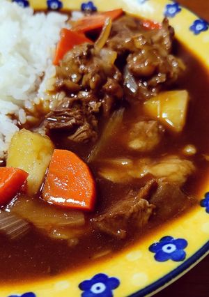 牛スジのビーフシチュー-レシピのメイン写真