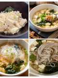 味噌汁→春雨中華スープ→うどん→おじや