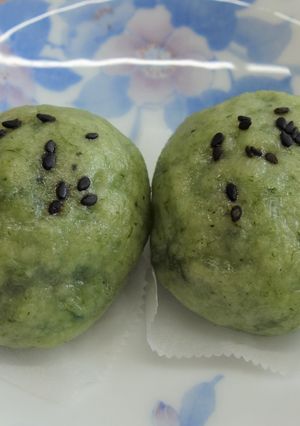 米粉でよもぎまんじゅう　JAいるま野-レシピのメイン写真