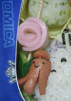 お弁当に♪ウインナーのバナナさん。・о・-レシピのメイン写真
