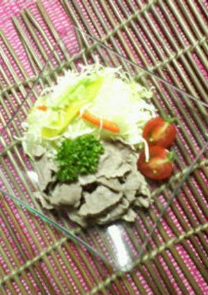 簡単☆お手軽牛しゃぶｻﾗﾀﾞ-レシピのメイン写真