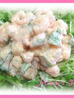 美味♪明太子マヨネーズのシーフードサラダ-レシピのメイン写真