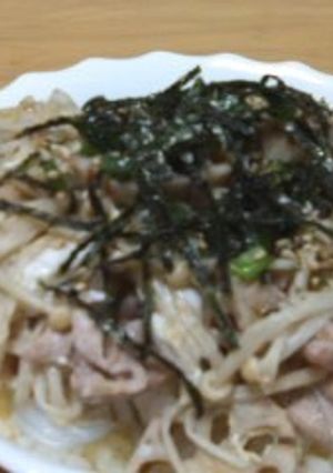 ポン酢でさっぱり！ヘルシー豚丼☆-レシピのメイン写真