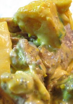 炒めた牛肉でうまみUp！パンプキンサラダ-レシピのメイン写真
