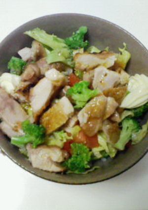 10分かからない！さっぱり簡単☆サラダ丼-レシピのメイン写真