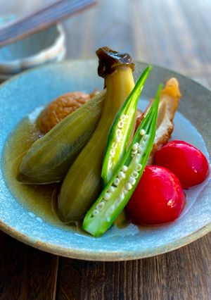 夏野菜の冷やしおでん-レシピのメイン写真