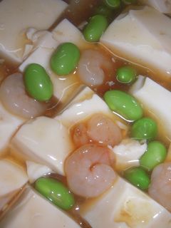 枝豆と桜エビのあんかけ豆腐-レシピのメイン写真