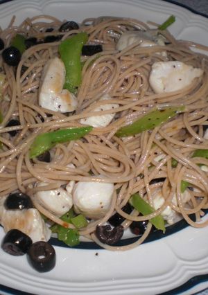 さっさと、鶏とピーマンのパスタ-レシピのメイン写真