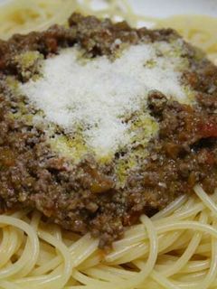 ミートソーススパゲティ-レシピのメイン写真