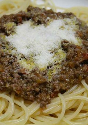ミートソーススパゲティ-レシピのメイン写真