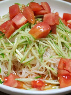 夏のさっぱりそうめん-レシピのメイン写真