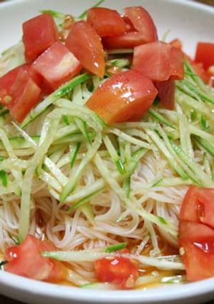 夏のさっぱりそうめん-レシピのメイン写真