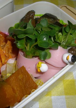 魚肉ソーセージで☆かいわれの花束-レシピのメイン写真