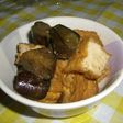 なすと厚揚げのちょっと甘めな味噌炒め