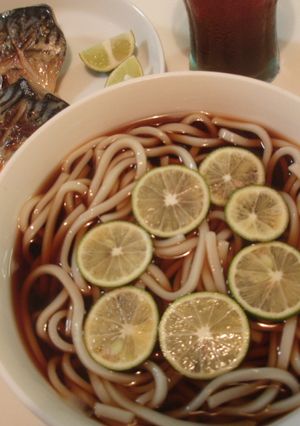 すだちとめんつゆdeさっぱりうどん-レシピのメイン写真
