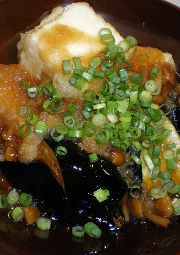 なすと豆腐の揚げ出し-レシピのメイン写真