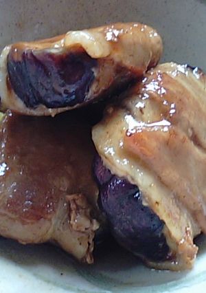 ズボラが生んだ　茄子の肉巻き-レシピのメイン写真
