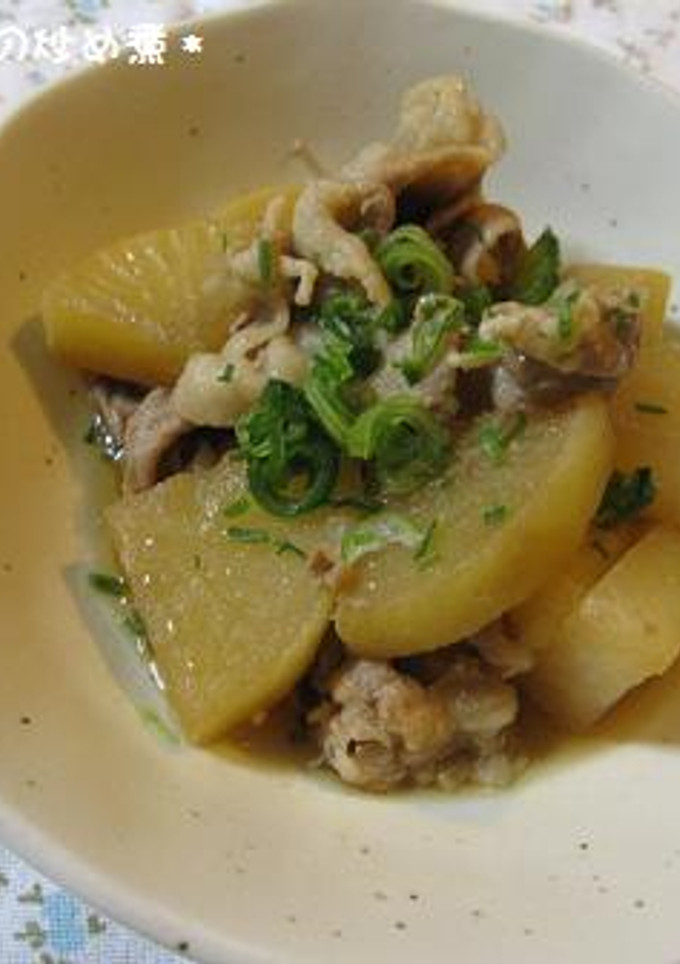 豚肉と大根の炒め煮-レシピのメイン写真
