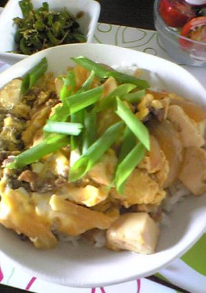 牛肉入り豆腐丼-レシピのメイン写真