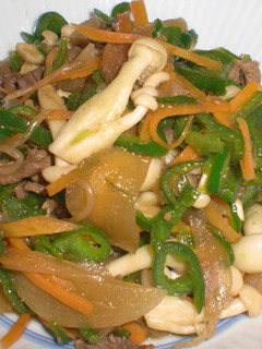 残りの牛丼で☆野菜炒め-レシピのメイン写真
