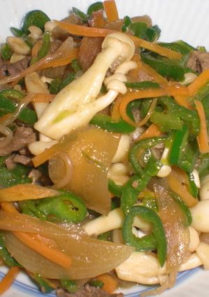 残りの牛丼で☆野菜炒め-レシピのメイン写真