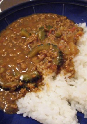 ☆挽肉とゴーヤの夏カレー☆-レシピのメイン写真