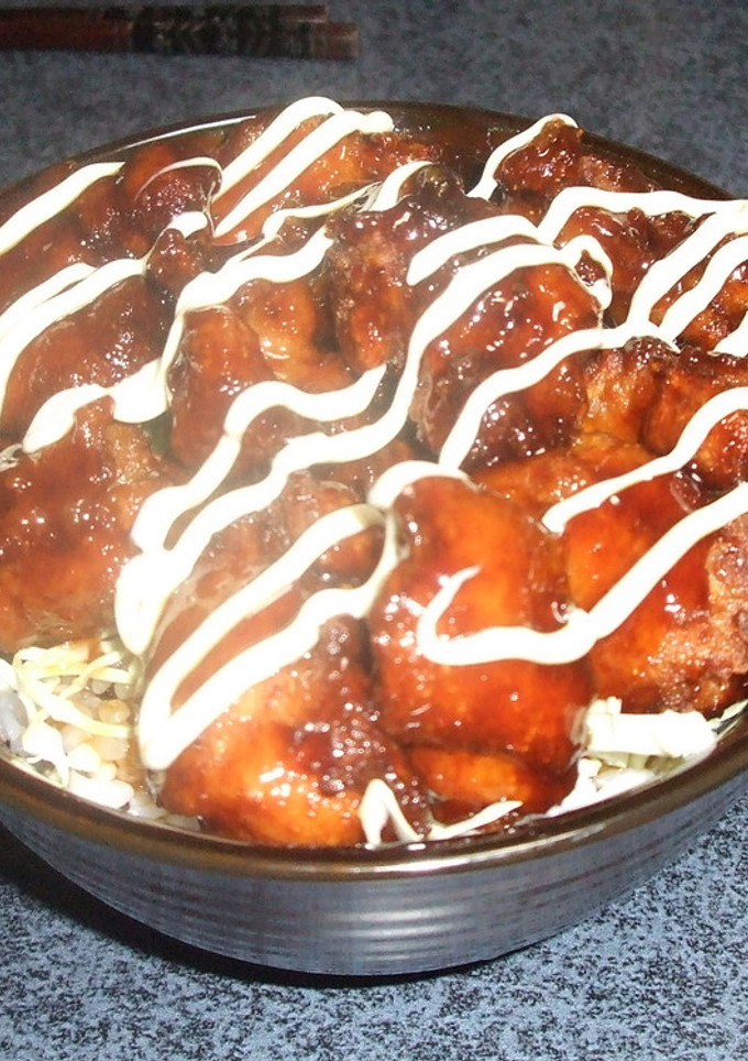 簡単！唐揚げ丼-レシピのメイン写真