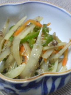 サイダーで★肉と野菜たっぷり♪きんぴら-レシピのメイン写真