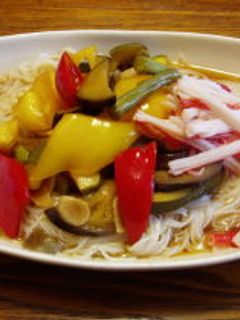 いろいろ夏野菜のサラダそうめん-レシピのメイン写真