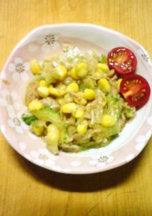 ゴーヤの和風ドレッシングサラダ-レシピのメイン写真