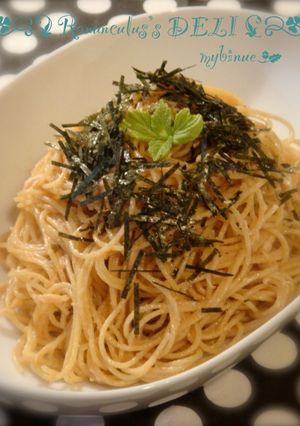 なんて簡単！ラクチン♔明太シソパスタ〜♬-レシピのメイン写真