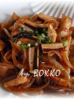 焼きイカのケチャップ炒め-レシピのメイン写真