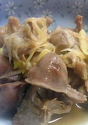 砂肝のニンニク醤油煮-レシピのメイン写真