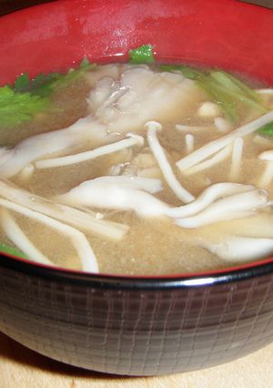 マイタケの味噌汁-レシピのメイン写真