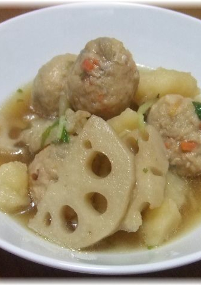 らくらく♪鶏だんごと野菜のうんま～うま煮-レシピのメイン写真