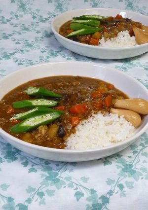 ✿ルーから手作り夏野菜カレー✿-レシピのメイン写真