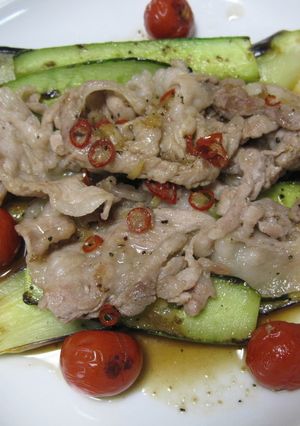 カラフル野菜と豚肉のさっぱり焼き-レシピのメイン写真