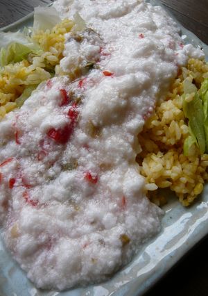 卵白泡だて~ふわふわカニレタス炒飯☆-レシピのメイン写真