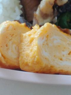 お弁当に!マヨネーズ風味の玉子焼き-レシピのメイン写真