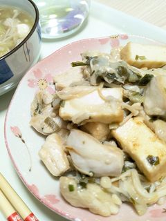 胸肉と厚揚げのレモン炒め-レシピのメイン写真