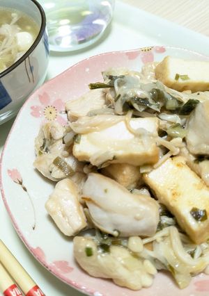 胸肉と厚揚げのレモン炒め-レシピのメイン写真