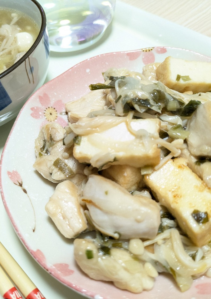胸肉と厚揚げのレモン炒め-レシピのメイン写真
