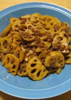 豚ひき肉とれんこんの中華風きんぴら-レシピのメイン写真