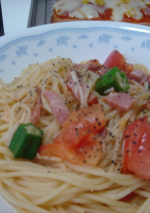 ☆旦那作第２弾！夏にいいサッパリパスタ☆-レシピのメイン写真